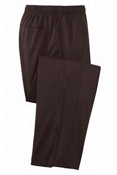 Sport-Tek PST95 Tricot Track Jogger, featuring a sleek design, tapered fit, and sporty tricot fabric with reverse coil extended leg zippers