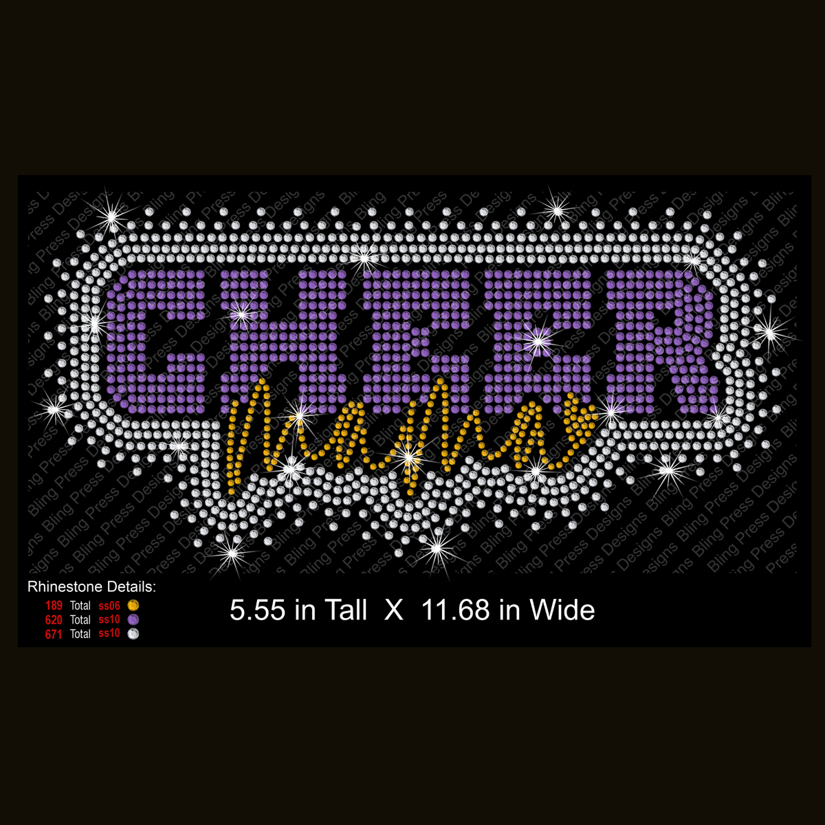 Full Stone Cheer Mama * Rhinestone Transfer*
