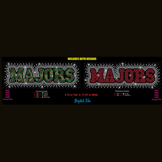 Majors Word Scatter- DESIGN DOWNLOAD
