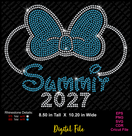 Summit 2027 Mouse w Bow -DESIGN DOWNLOAD