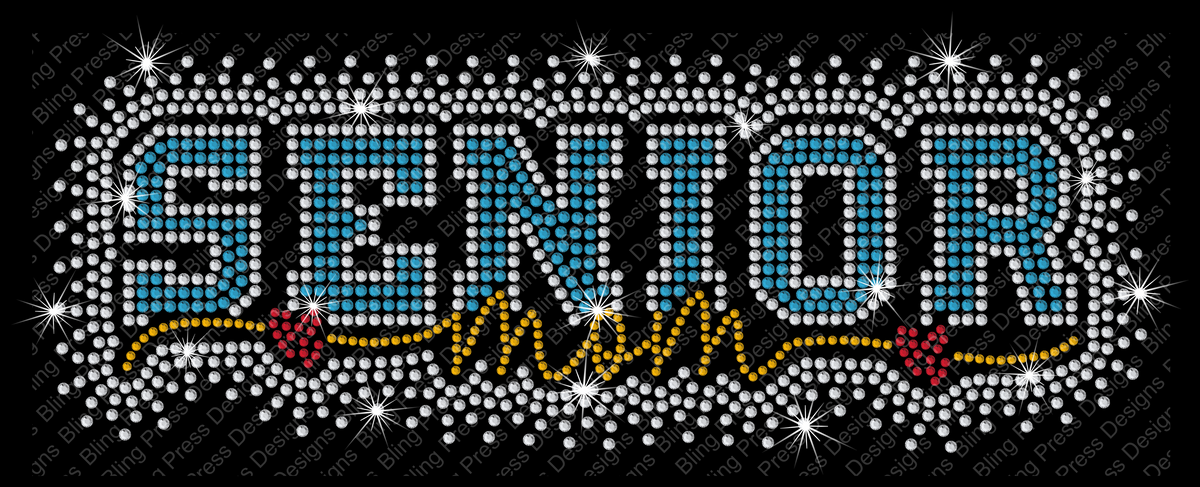 Senior Mom w Hearts Scatter