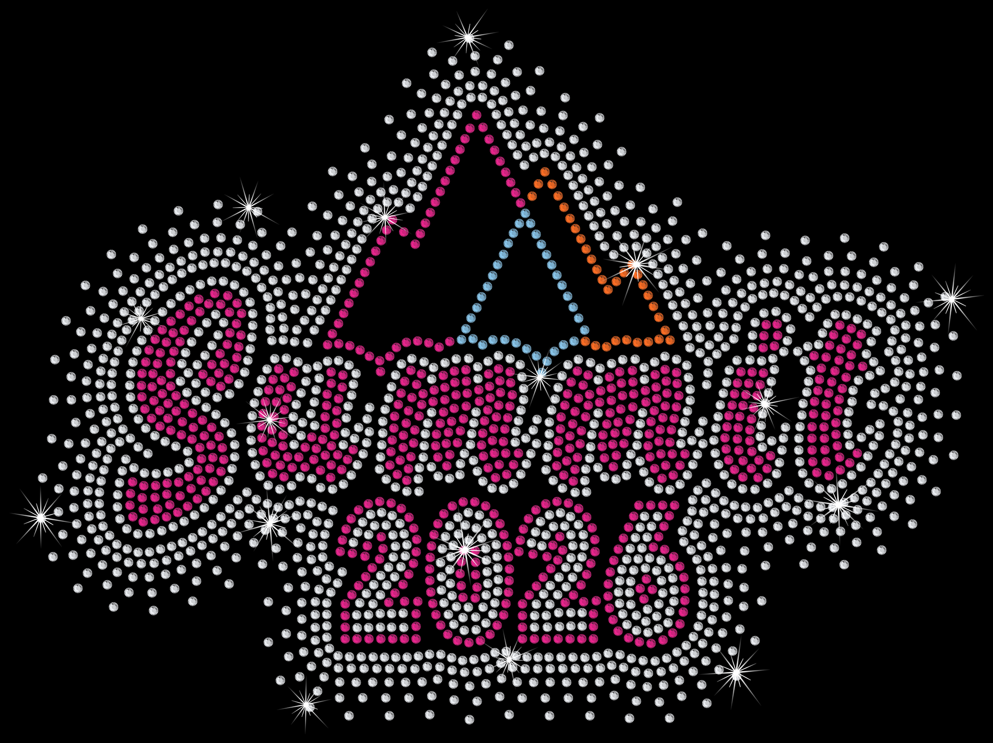 Decorative design with 'Summit 2026' text on a black background